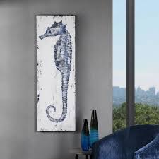 Harper Hill Seahorse Canvas Wall Art