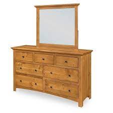 64 White Oak Wood Dresser Quick Ship