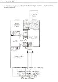 Find Sun City Grand Cedar Floor Plans