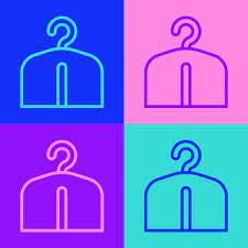 Pop Art Line Hanger Wardrobe Icon