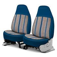Saddleblanket Blue Seat Covers