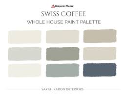 Swiss Coffee Paint Palette Benjamin