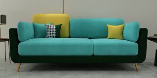 Buy Montez Velvet 3 Seater Sofa In