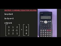Solving Equation With 3 Variables Using