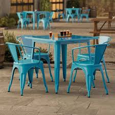 Turquoise Standard Height Outdoor Table