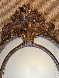 Large Ornate Vintage Wall Mirror
