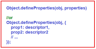 javascript object defineproperties