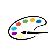 Paint Palette Logo Vector Art Icons