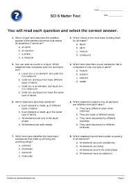 Chemistry Worksheets