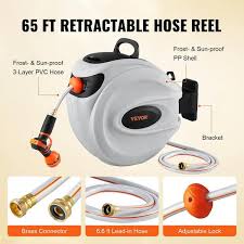 Vevor Retractable Hose Reel 5 8 In Dia