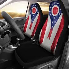 Ohio Car Seat Covers Set Of 2 Universal