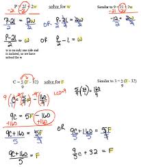 Linear Equations And Formulas