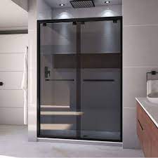 Semi Frameless Bypass Sliding Shower Door