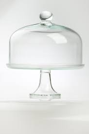 Cake Stand With Glass Design Dome Cover