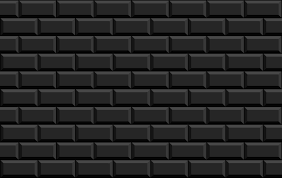 Subway Tile Background Black Brick