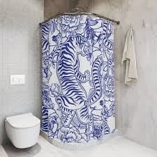 Shower Curtain Japanese Bathroom Decor