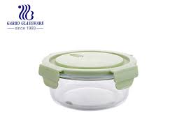 Airtight Glass Food Containers 1l Round