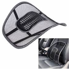 Black Pu Foam Car Seat Backrest For
