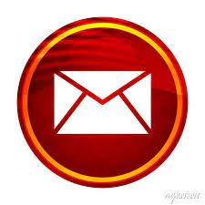 Email Icon Creative Red Round On