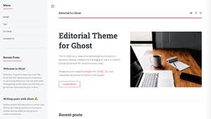 13 free themes for publishing on ghost