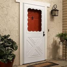 Door Crossbuck Composite Storm Door