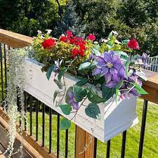 Deck Rail Planters Flower Boxes For