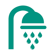 Shower Flat Green Icon Png Svg Design