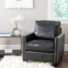Safavieh Horace Club Chair Antique Black