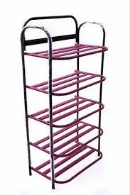 5 Tier Iron Pipe Shoe Rack For Keeping