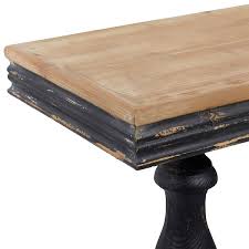 Rectangle Wood Distressed Console Table