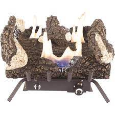 Vent Free Dual Fuel Gas Fireplace Logs