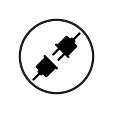 Plug And Socket Icon Vector Logo Design
