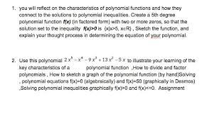 Nth Degree Polynomial Function