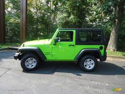2016 Jeep Wrangler Green Gecko Green