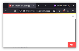 Page Icon Using Streamlit Streamlit
