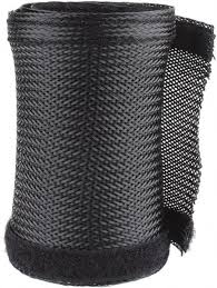 techflex black braided cable sleeve