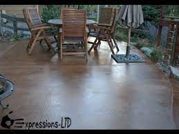 Acid Stain A Concrete Patio Floor