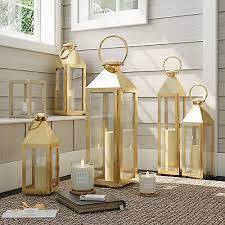 Large Lanterns Gold Tall Windproof