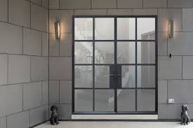 French Steel Glass Exterior Doors