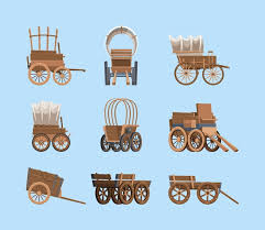 Premium Vector Vintage Wagon Wooden