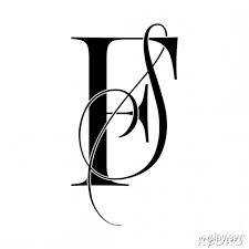 Fs Sf Monogram Logo Calligraphic