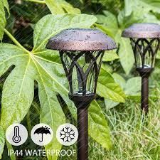 Cubilan Solar Pathway Lights 6 Pack