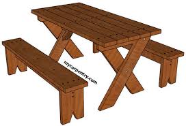 Picnic Table Plans Insteading