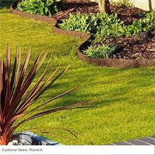 1 2m Recycled Rubber Lawn Edging