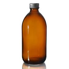 500ml Amber Sirop Bottle With Cap