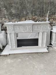 Stone Marble Carved Fireplace At Rs
