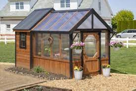Cedar Slant Roof Greenhouse Kit