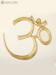 Om Wall Hanging Statue In Brass