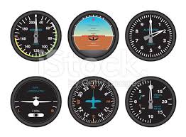 Set Of Six Flight Instruments