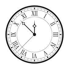 Wall Clock Drawing Vector Images Over